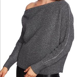 1.STATE Convertible Zip Neckline Sweater